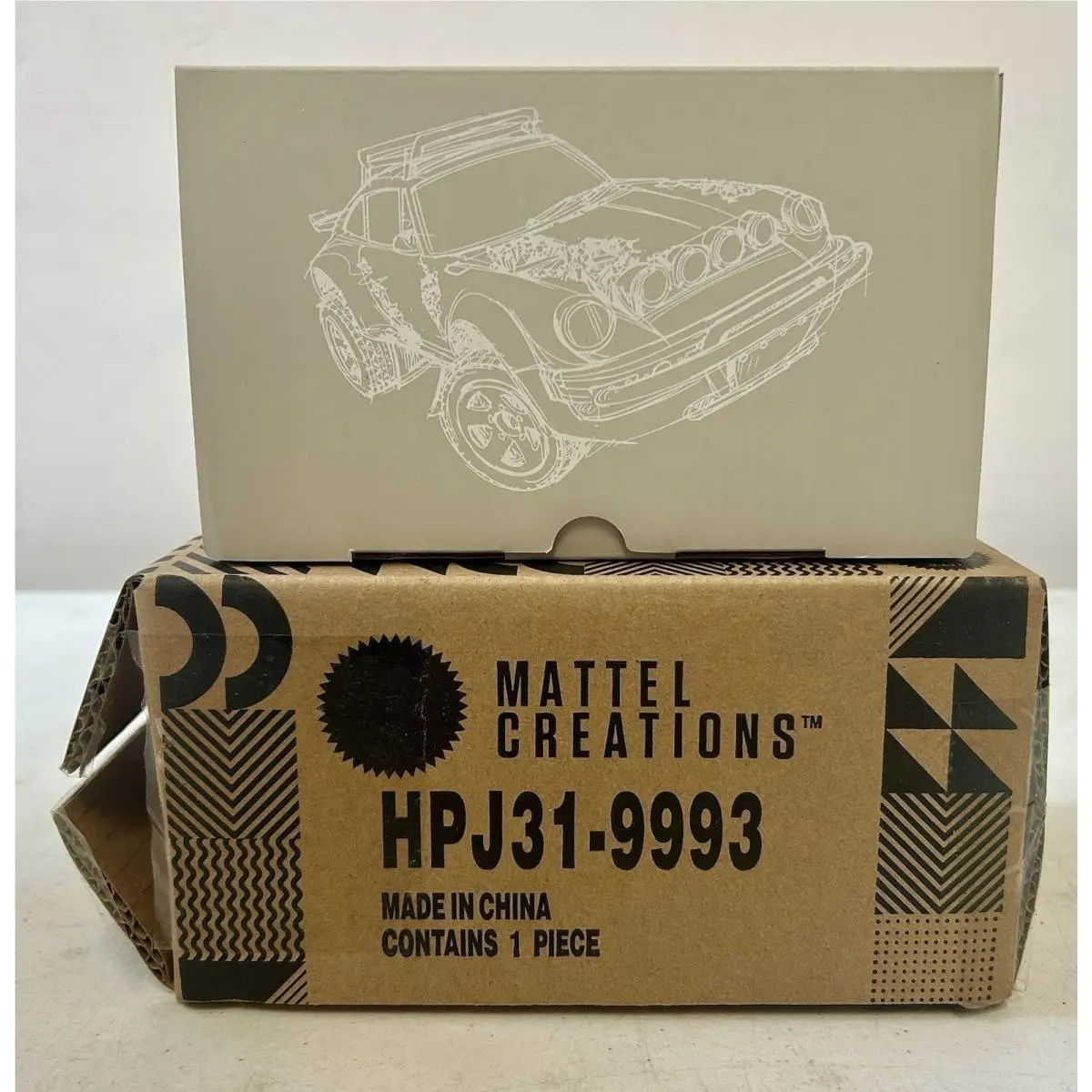 Mattel Creations Hot Wheels Daniel Arsham Eroded Porsche Safari 911
