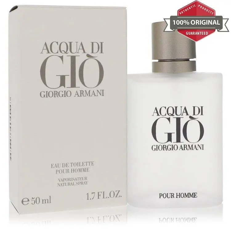 Aqua Acqua Di Gio Eau de Toilette by  .17 1 2.6 3.4 6.7 For Men 1.7oz Original Box by Giorgio Armani