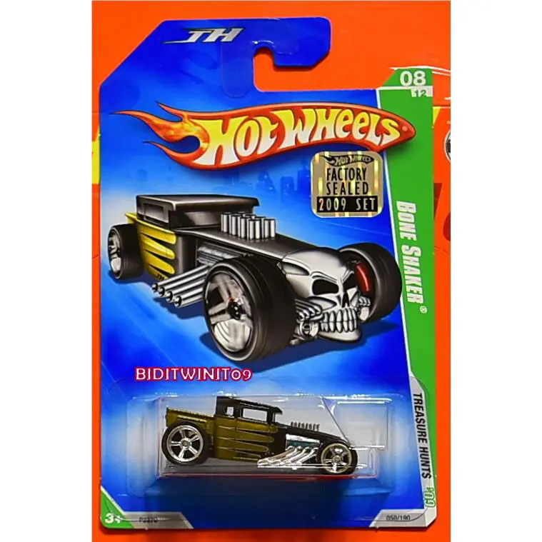 Hot Wheels 2009 Super Treasure Hunt Bone Shaker W+
