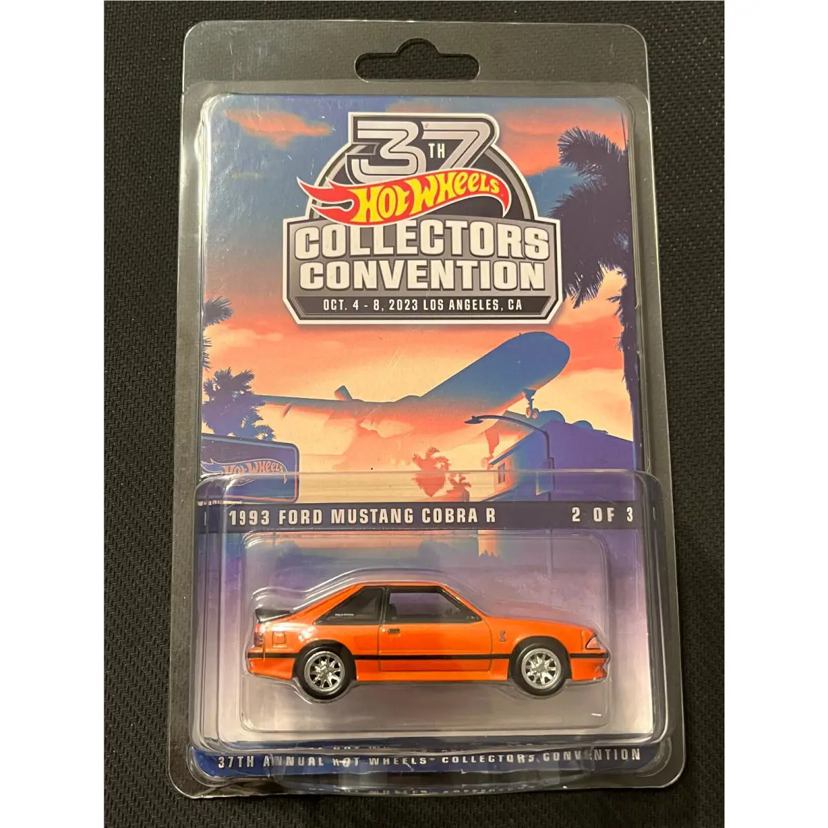 Hot Wheels 2023 Convention - 1993 Ford Mustang Cobra R - Orange - 792 of 6200