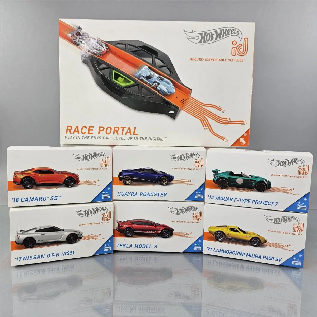 Hot Wheels iD Factory Fresh Full Set 1-6 Diecast Series 1 Race Portal 2018