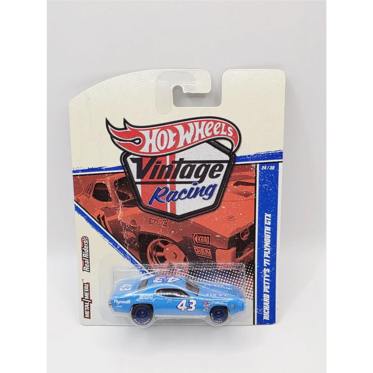 Hot Wheels Vintage Racing Petty`s `71 Plymouth Gtx Very Nice LB50