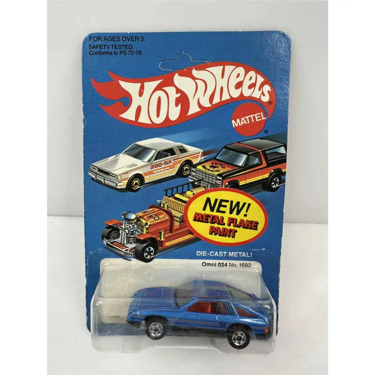 Vintage 1981 Hot Wheels Dodge Omni 024 Blue 1692