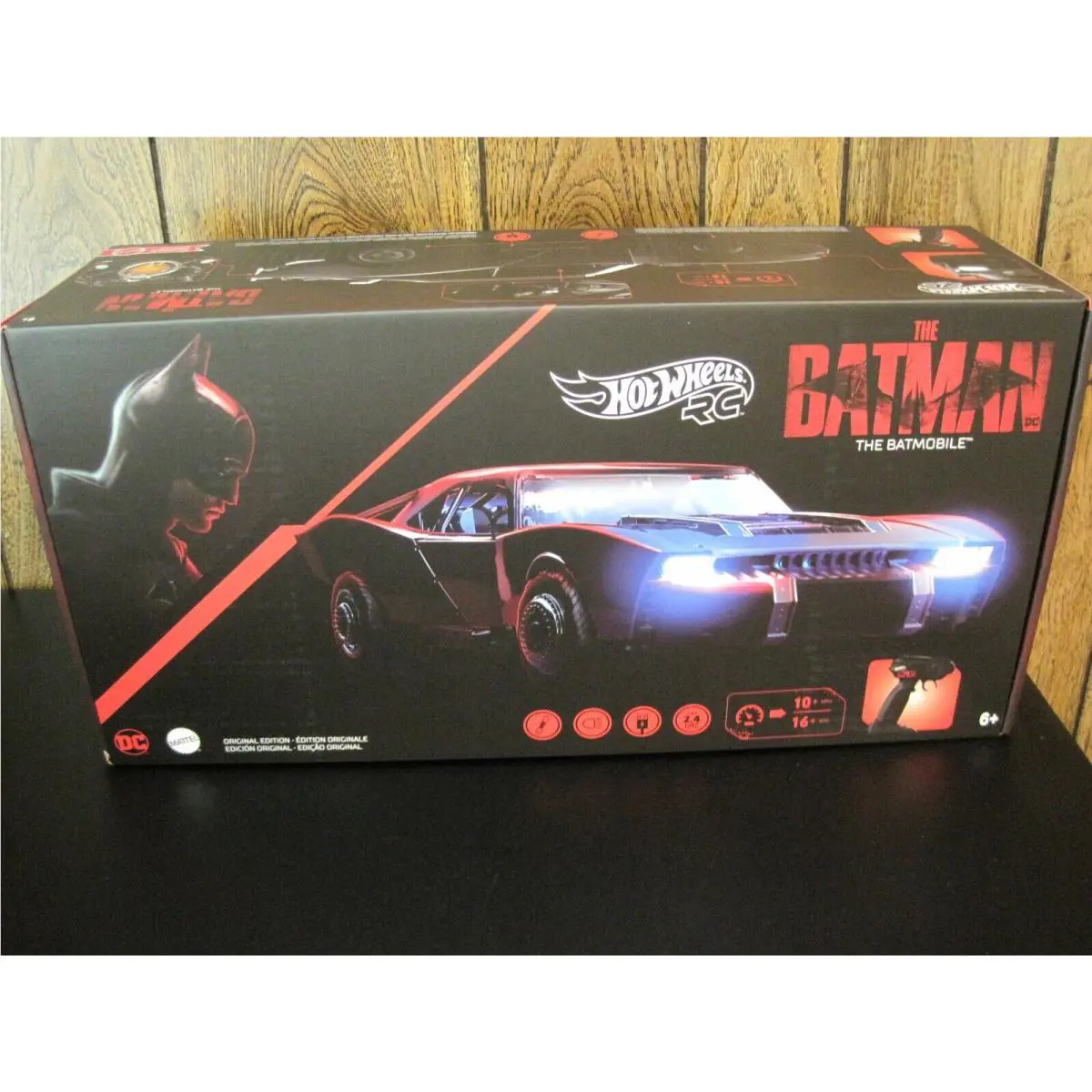 2022 Mattel DC Hot Wheels RC The Batman The Batmobile Edition-new