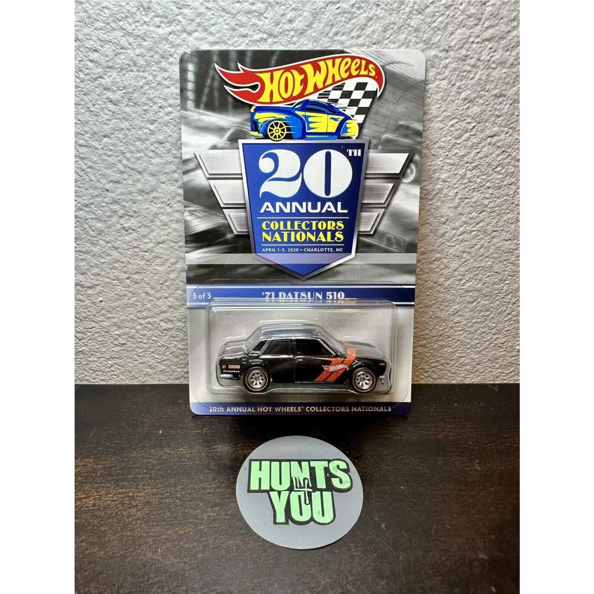 Hot Wheels 2020 20th Annual Collectors Nationals 1971 Datsun 510 2609/5000