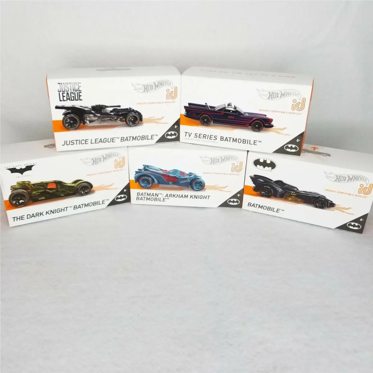 2019 Hot Wheels ID Batman Set OF 5 Different Batmobiles Hard TO Find 1989