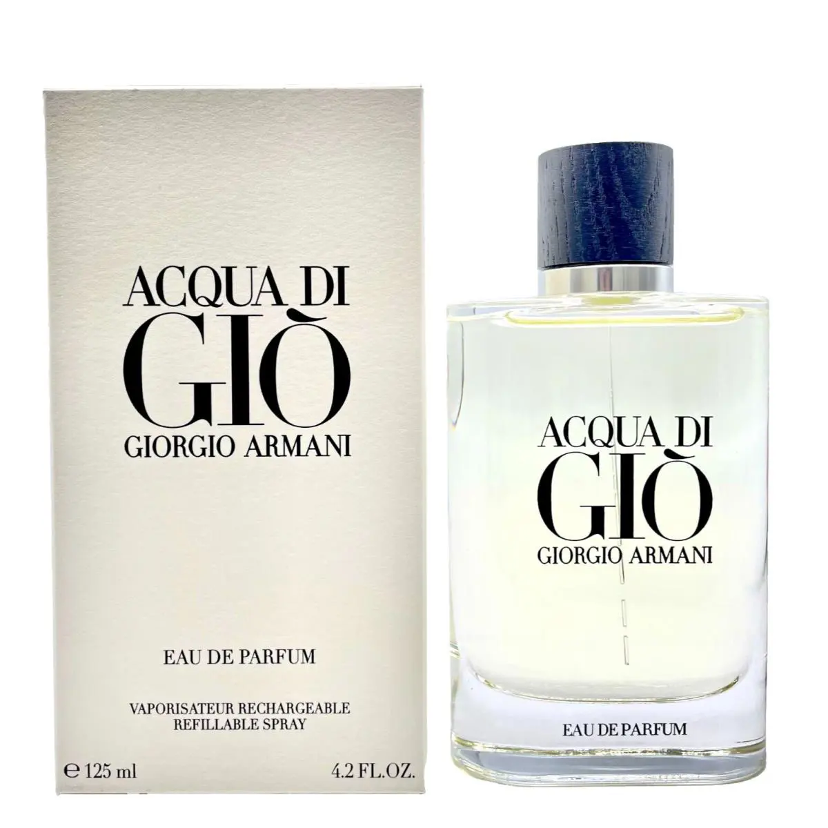 Giorgio Armani Acqua Di Gio For Men 4.2 oz Eau De Parfum Refillable Spray