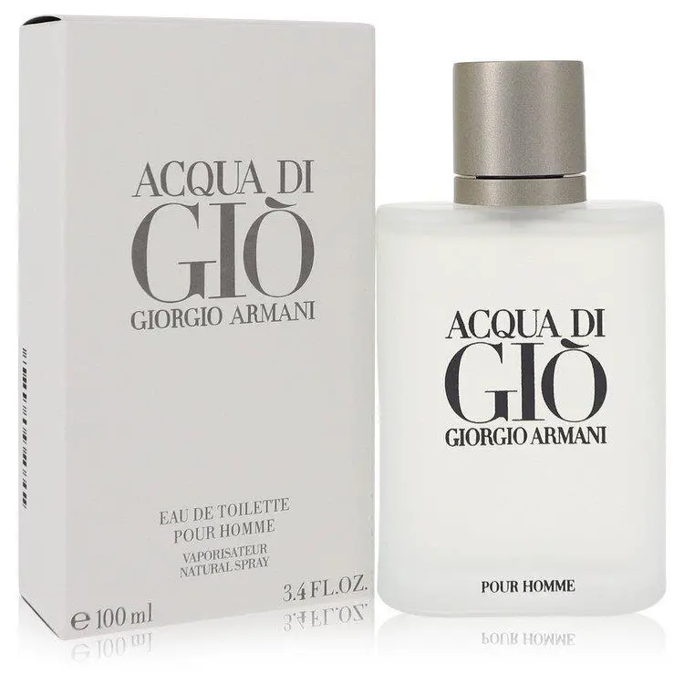 Acqua Di Gio by Giorgio Armani Men`s Eau De Toilette Spray 3.3 oz