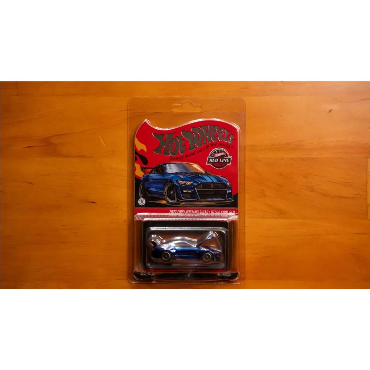 2026 Hot Wheels Rlc Blue 2022 Ford Mustang Shelby GT500 Code Red In Hand Super