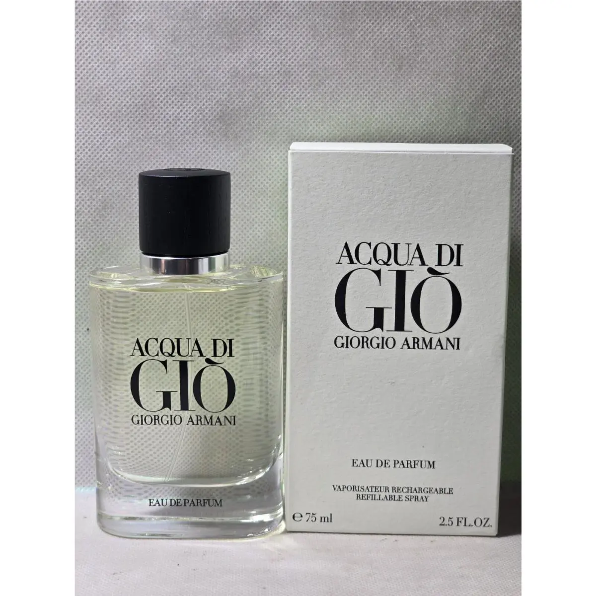 Acqua Di Gio by Giorgio Armani 2.5 oz Edp Spray Refillable For Men