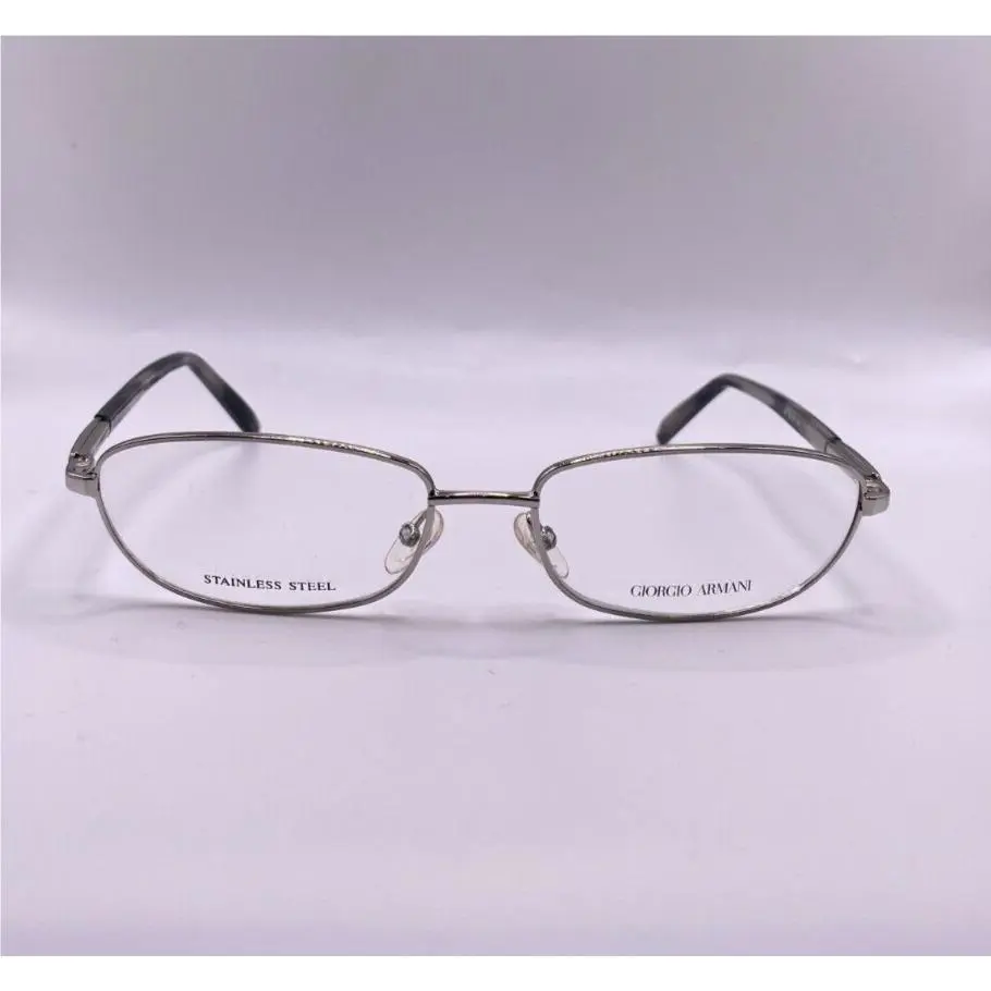 Giorgio Armani GA 391 Hrj Silver Metal Optical Eyeglasses Frame 53-16-135 Italy
