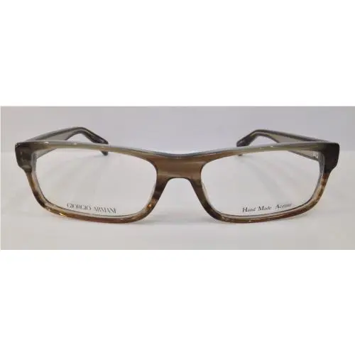 Giorgio Armani GA 883 Brown Azure O88 Plastic Eyeglasses Frame 52-16-140 Italy