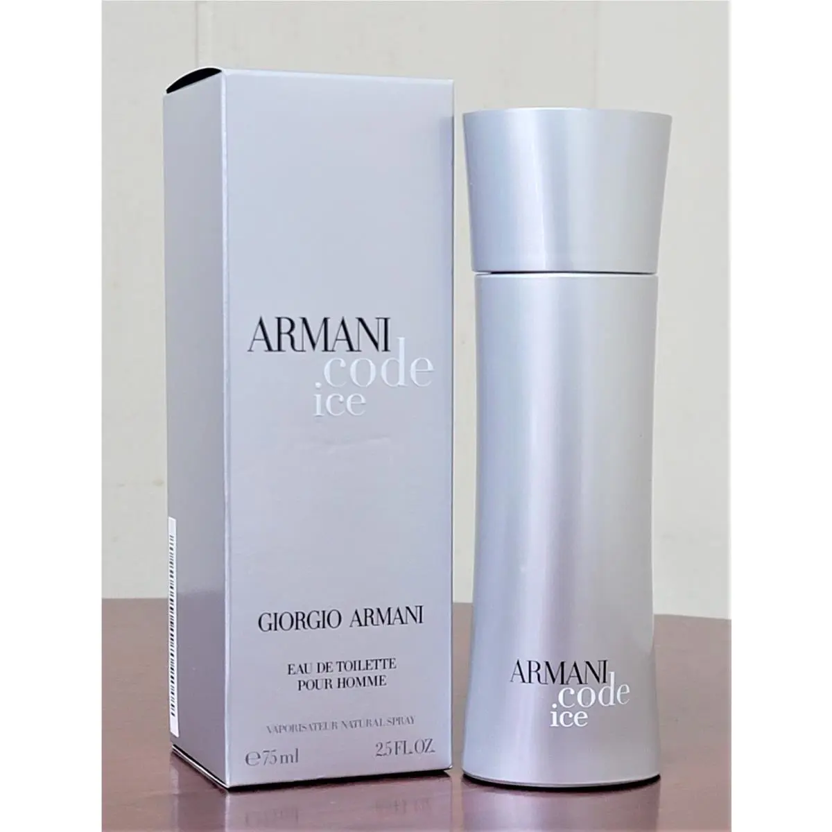 Armani Code Ice by Giorgio Armani 2.5 oz / 75 ml Edt Spy Cologne For Men Homme