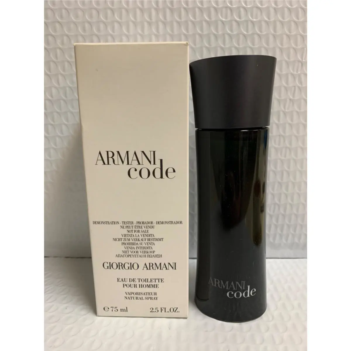 Armani Code by Giorgio Armani 2.5 Oz 75ml Edt Formula 2014 Rare Vintage