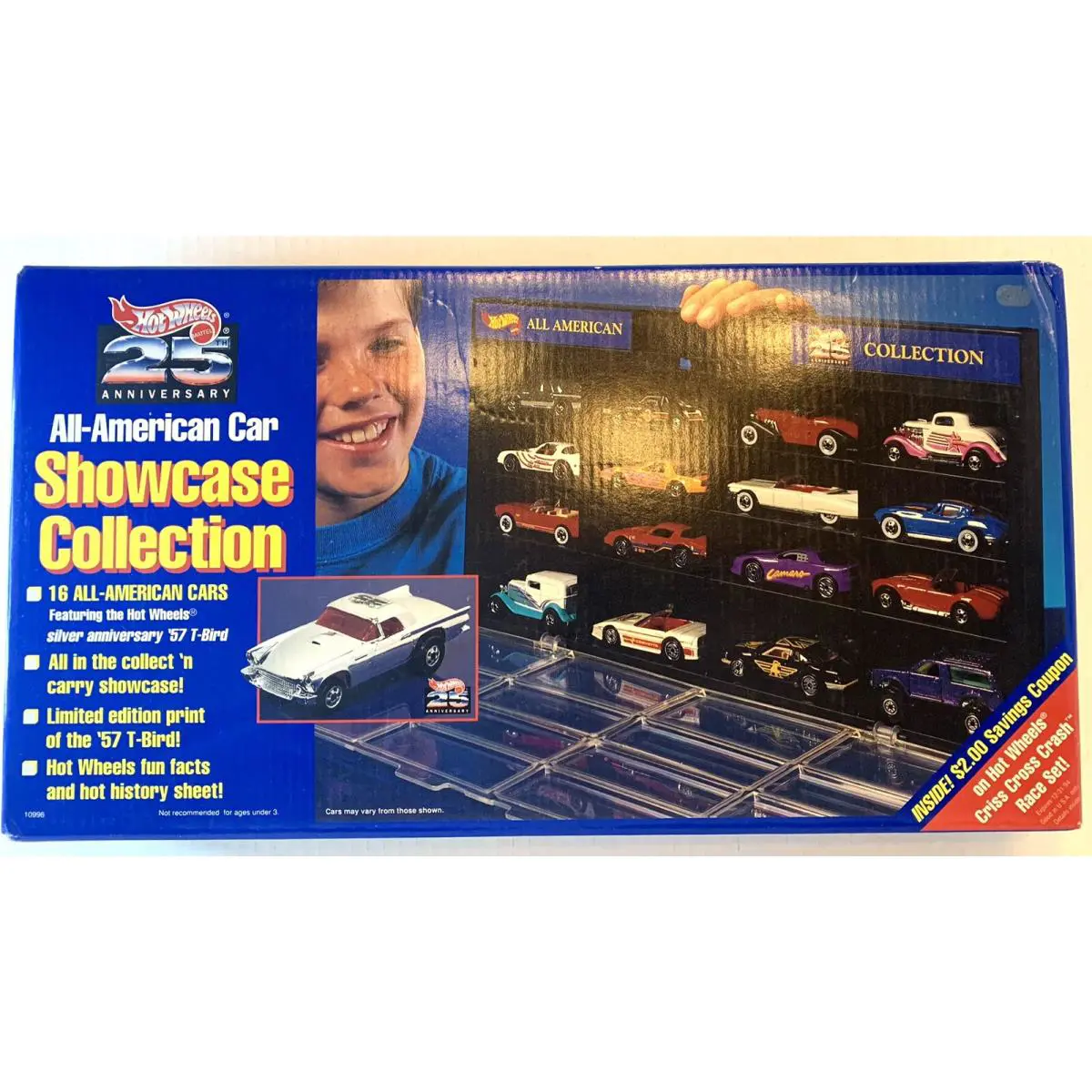 1993 Hot Wheels All American Car Showcase Collection 16 Car Set 25th Anniversary