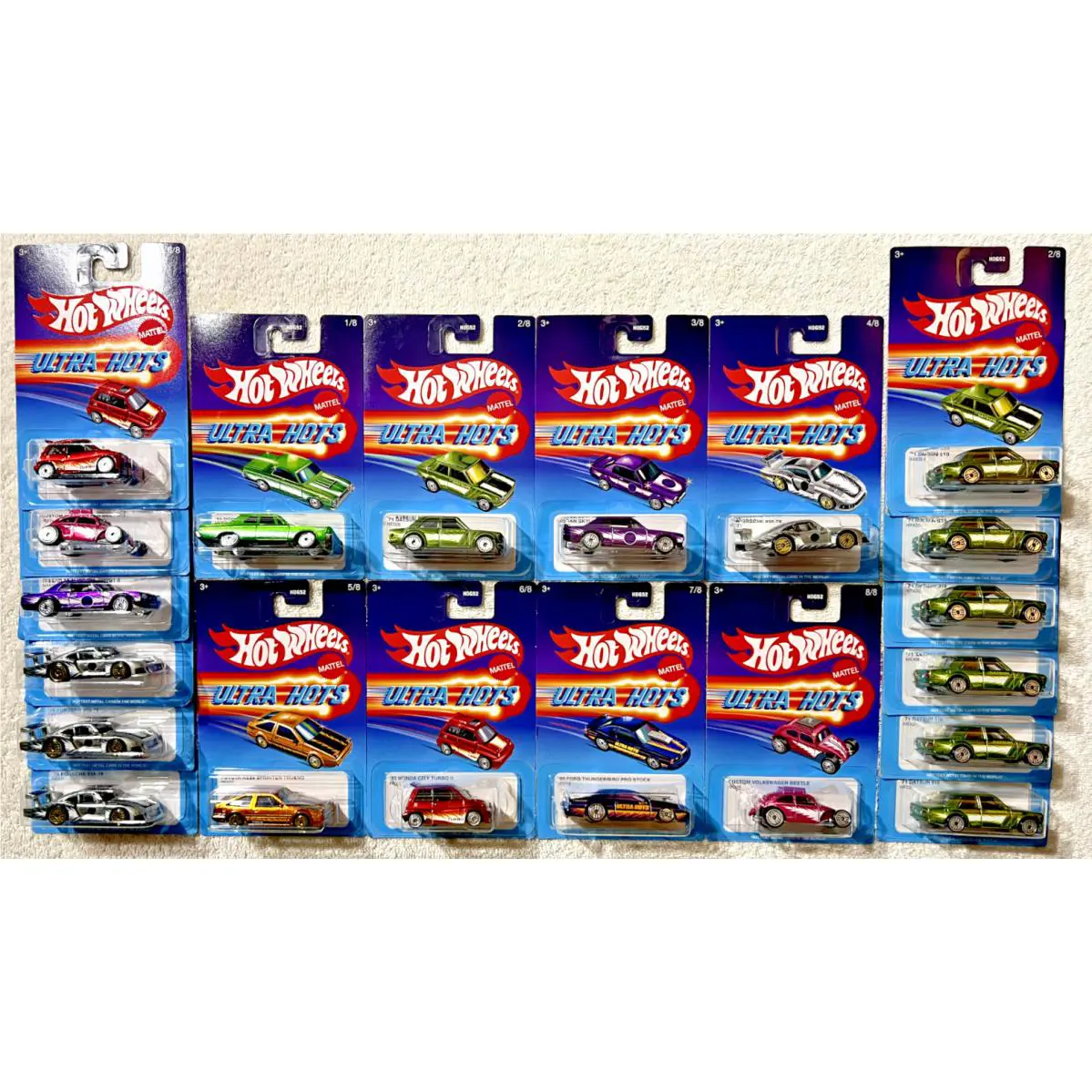 2024 Hot Wheels Ultra Hots Complete Set OF 8 + 12 Extras
