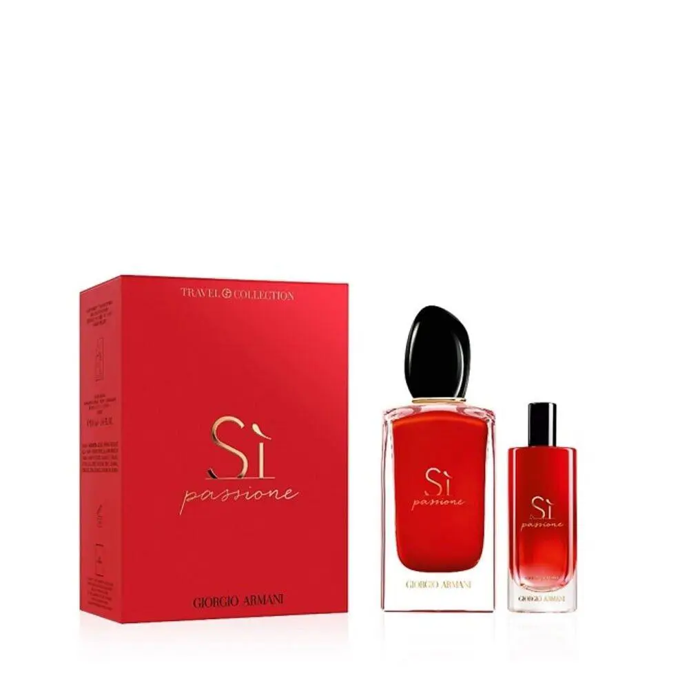 Giorgio Armani Si Passione Eau de Parfum Spray Gift Set 3.4oz/100ml+0.5oz/15ml