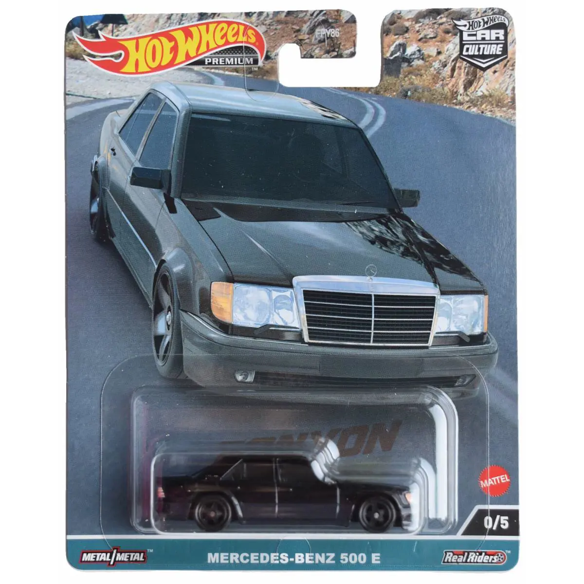 Hot Wheels Chase Mercedes Benz 500 E Canyon Warriors