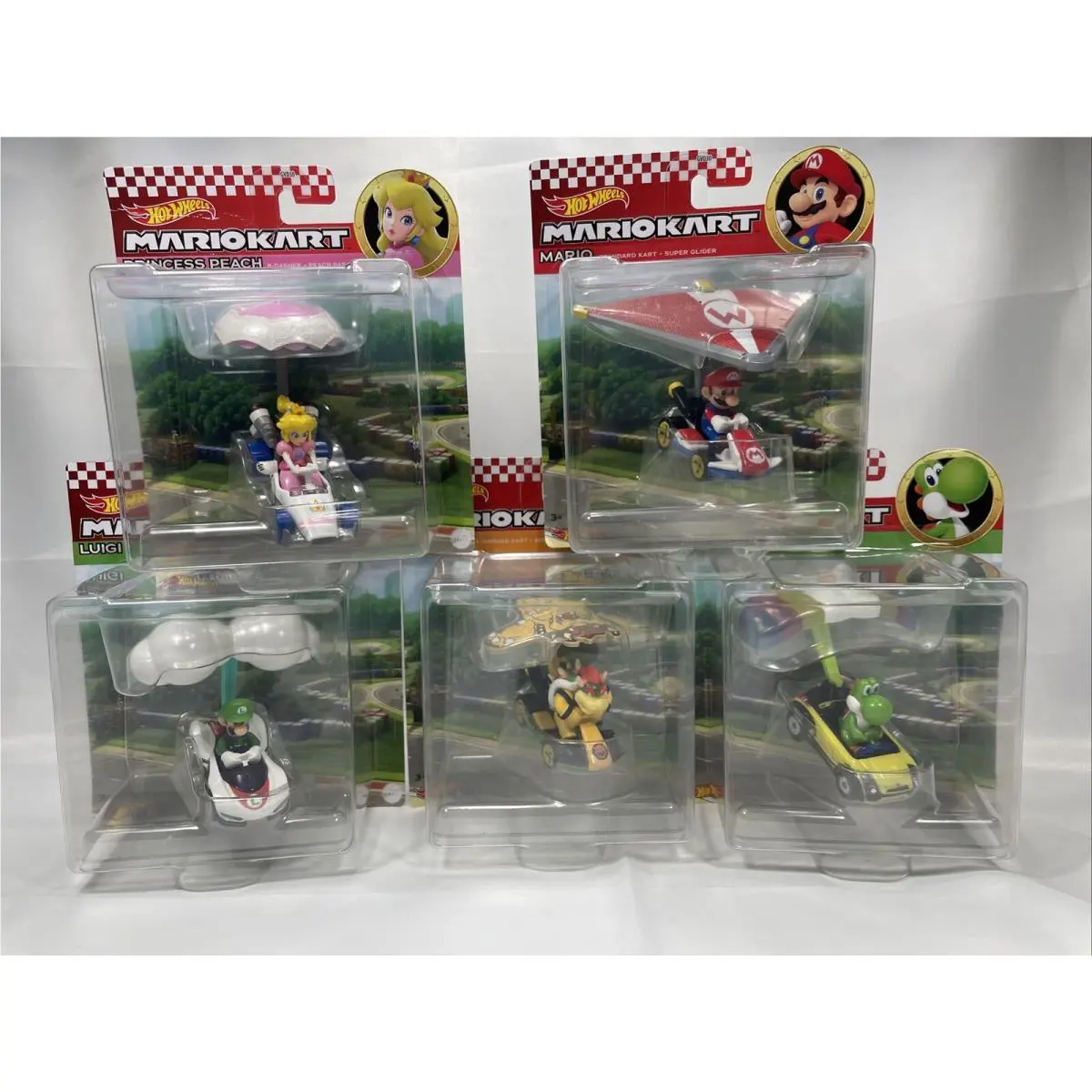 Hot Wheels Mario Kart Die-cast Car All Complete Set 5