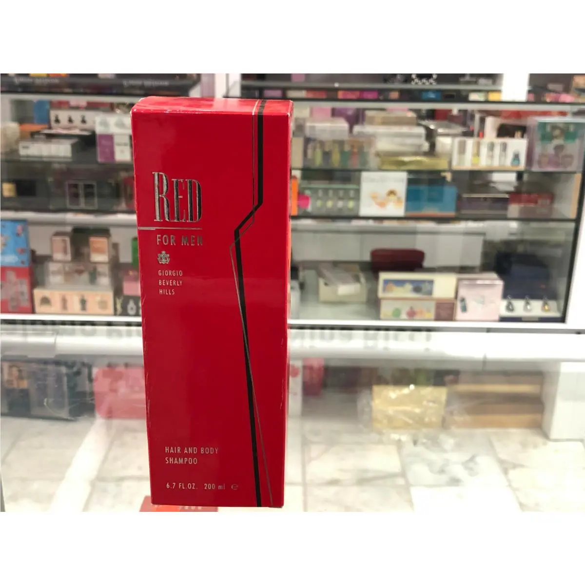 Red For Men BY Giorgio Beverly Hills Hair and Body Shampoo 200 ML