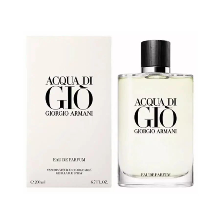 Acqua Di Gio by Giorgio Armani Eau DE Parfum Edp Spray Men 6.7 oz 200 ML