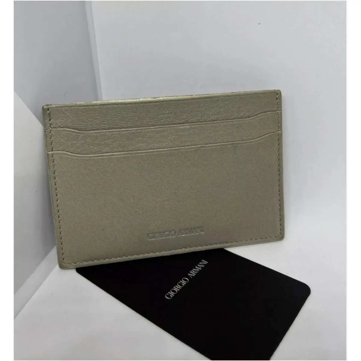 Giorgio Armani Grey Cardholder