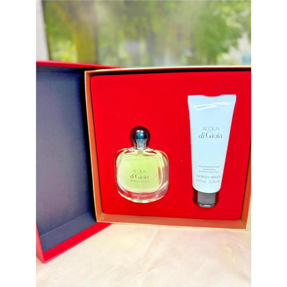 Acqua DI Gioia BY Giorgio Armani 30ML Edp Spray 75ML Body Lotion