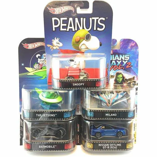 Hot Wheels 1:64 Entertainment 2017 Assortment 956C Set OF 5 DMC55-956C