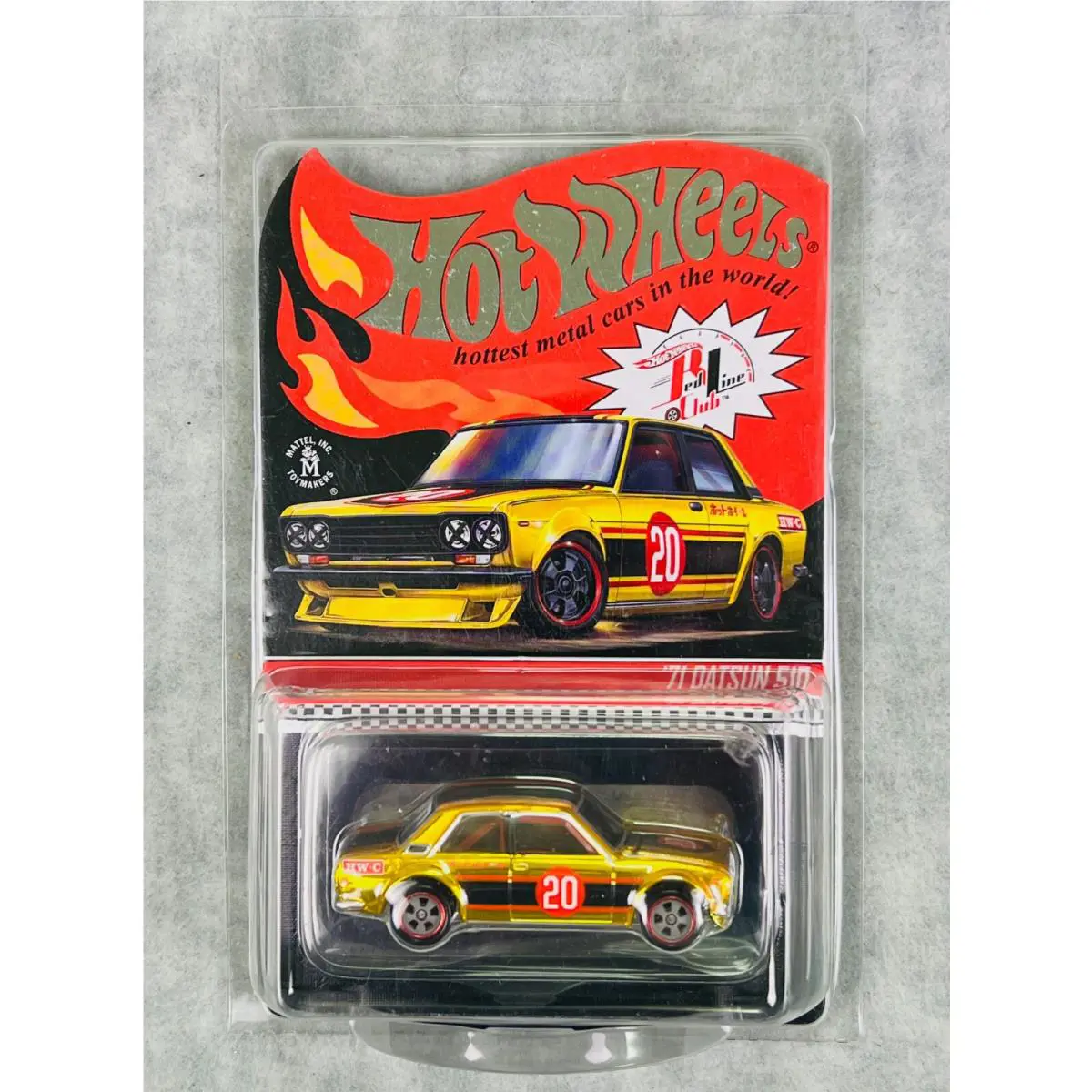 Hot Wheels Rlc `71 Datsun Bluebird 510 Gold 2118/15000 H11