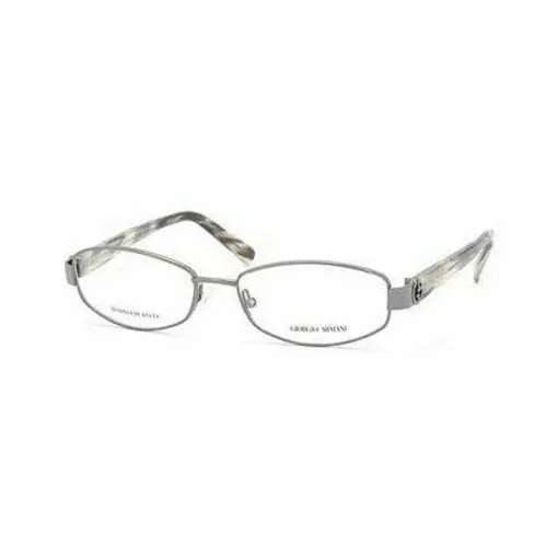 Giorgio Armani GA420 Pkv Silver Metal Eyeglasses Frame 53-16-135 Logo Italy Made