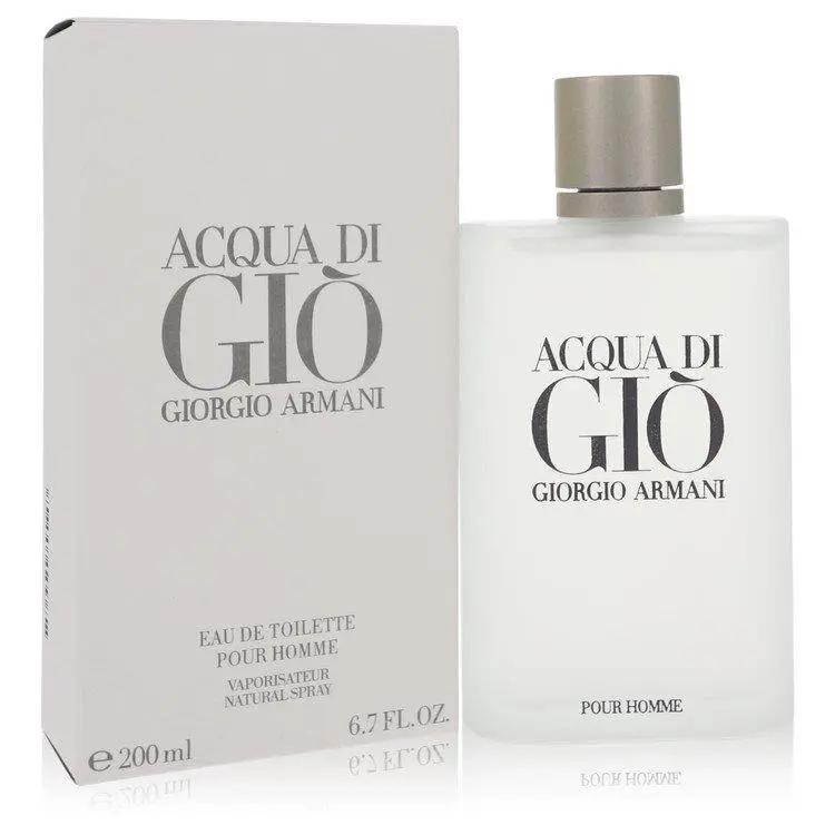 Acqua Di Gio by Giorgio Armani Men`s Eau De Toilette Spray 6.7 oz