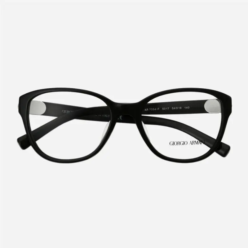 Giorgio Armani AR7034 5017 Black Plastic Optical Eyeglasses Frame 54-18-140