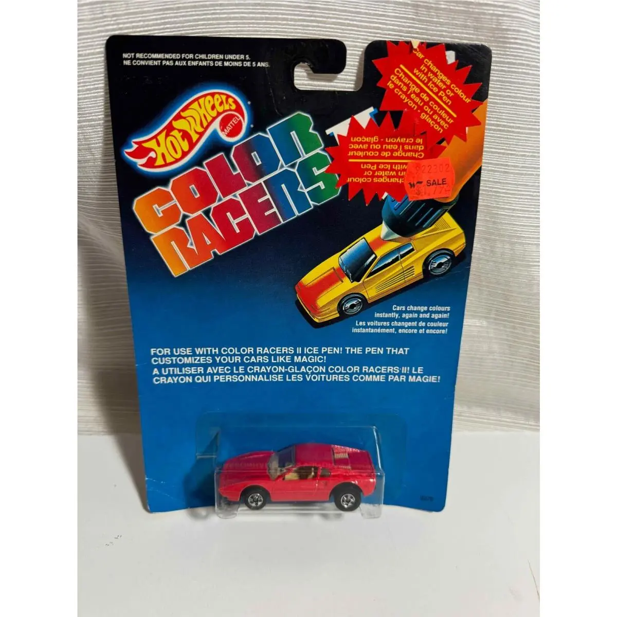 Hot Wheels Color Racers II Street Beast Ferrari 308 Pink