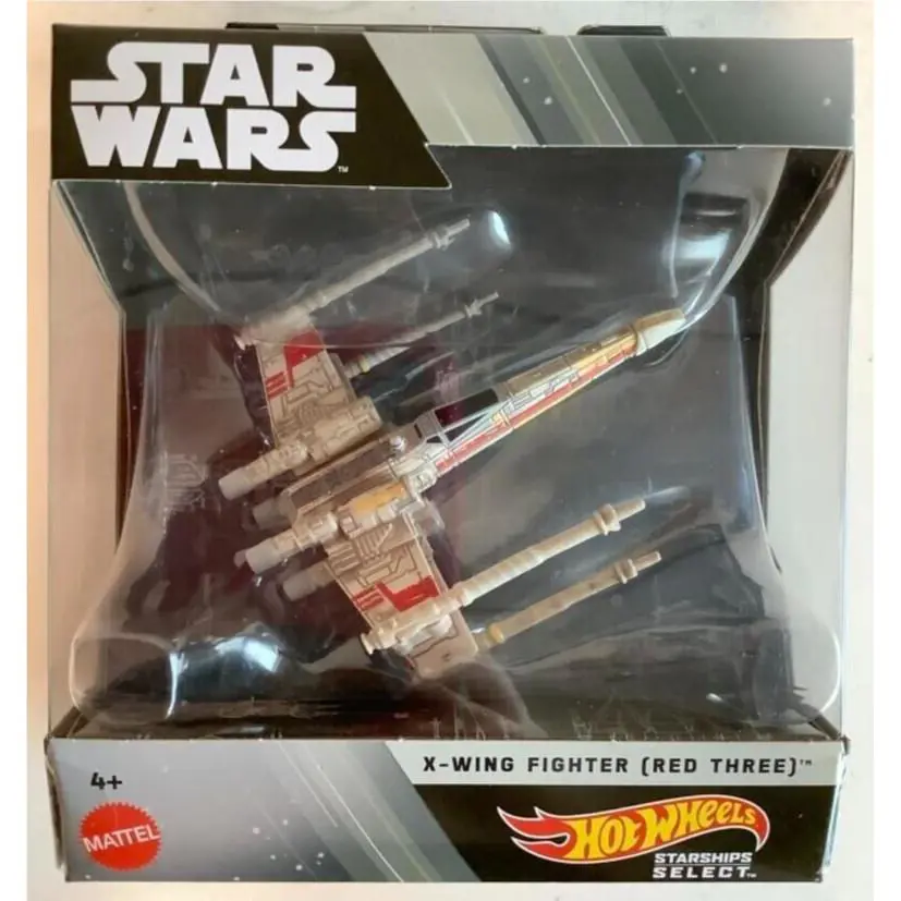 Mattel HMJ01 Hot Wheels Star Wars Starship Select X-wing Fighter Red Three