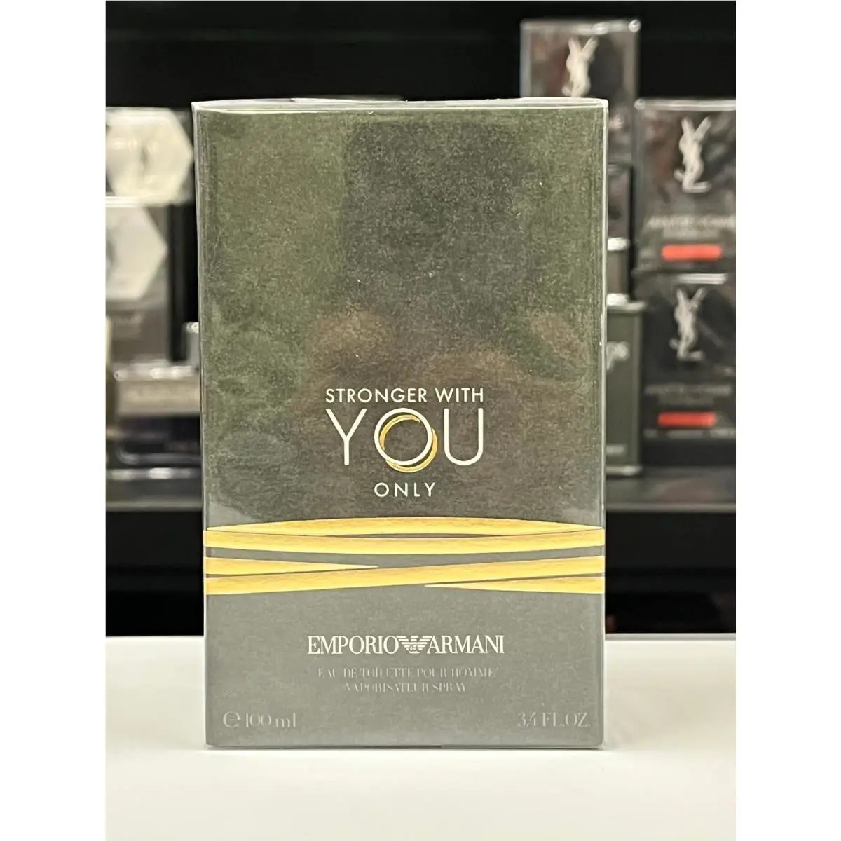Armani Stronger with You Only Eau de Toilette For Men 3.4 Fl. Oz. /100ml