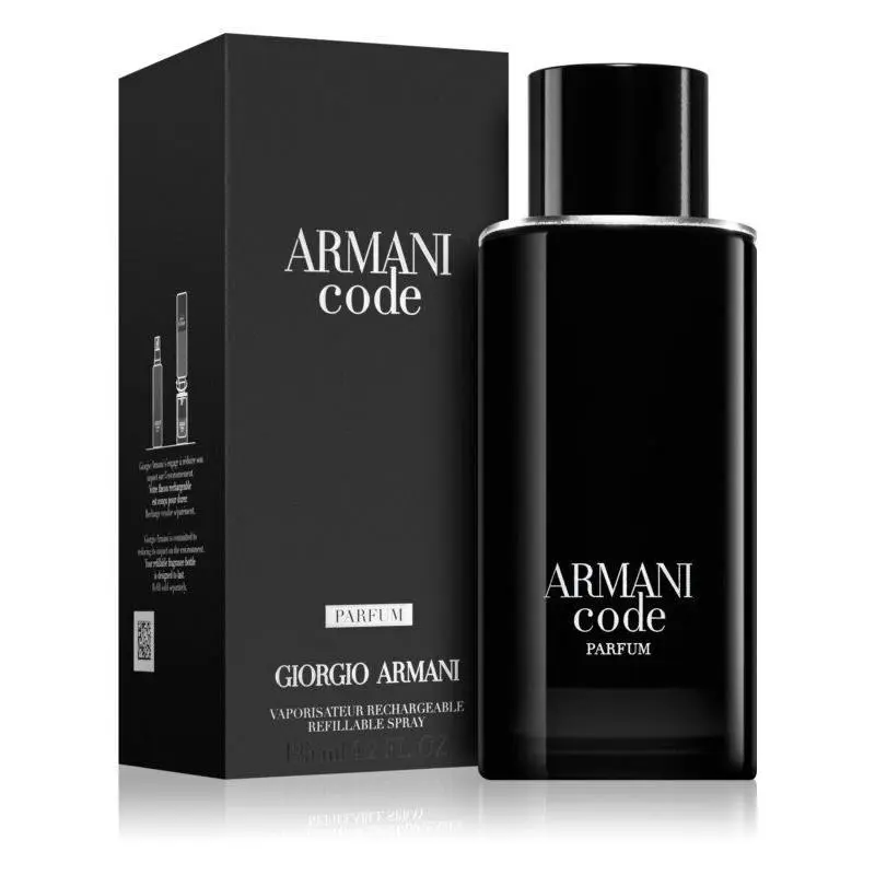 Giorgio Armani Armani Code Parfum 125ml / 4.2 oz Rechargeable