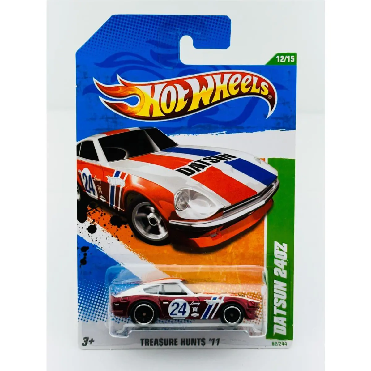 Hot Wheels 2011 Super Treasure Hunt Datsun 240Z Red