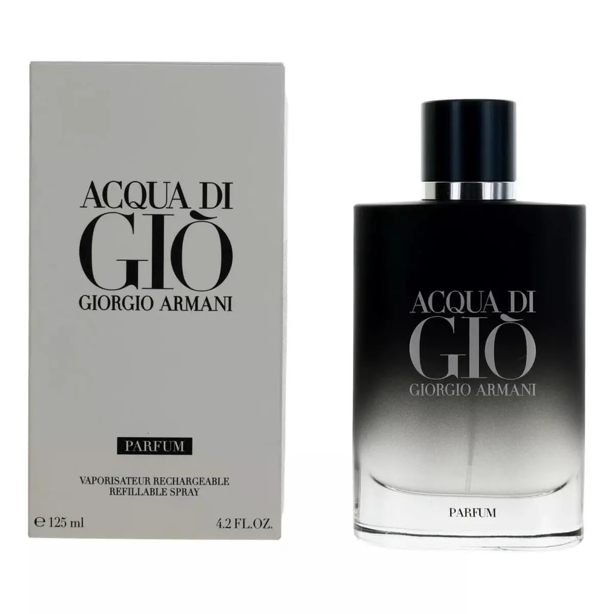 Acqua Di Gio by Giorgio Armani 2.5 OZ Parfum Spray Refillable For Men