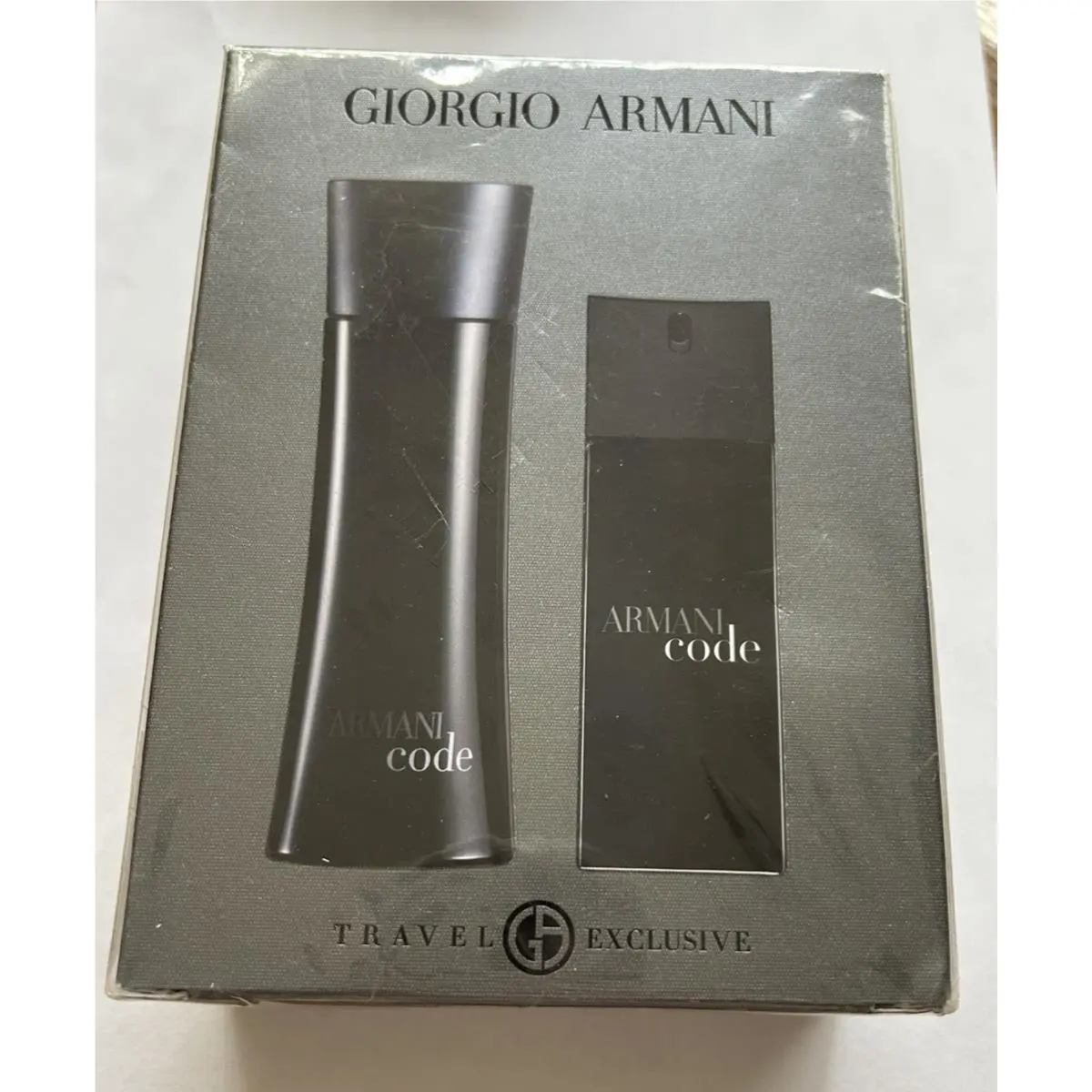 Armani Code by GA Edt 2.5oz and 0.67oz Spray 2 pc Travel Exclusive