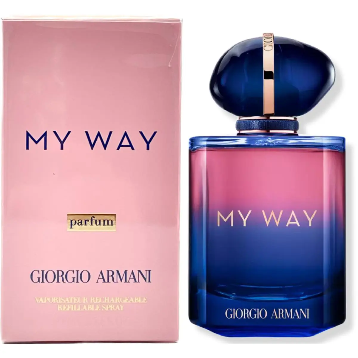 Armani My Way Parfum For Women 1.7oz Parfum Refillable Spray