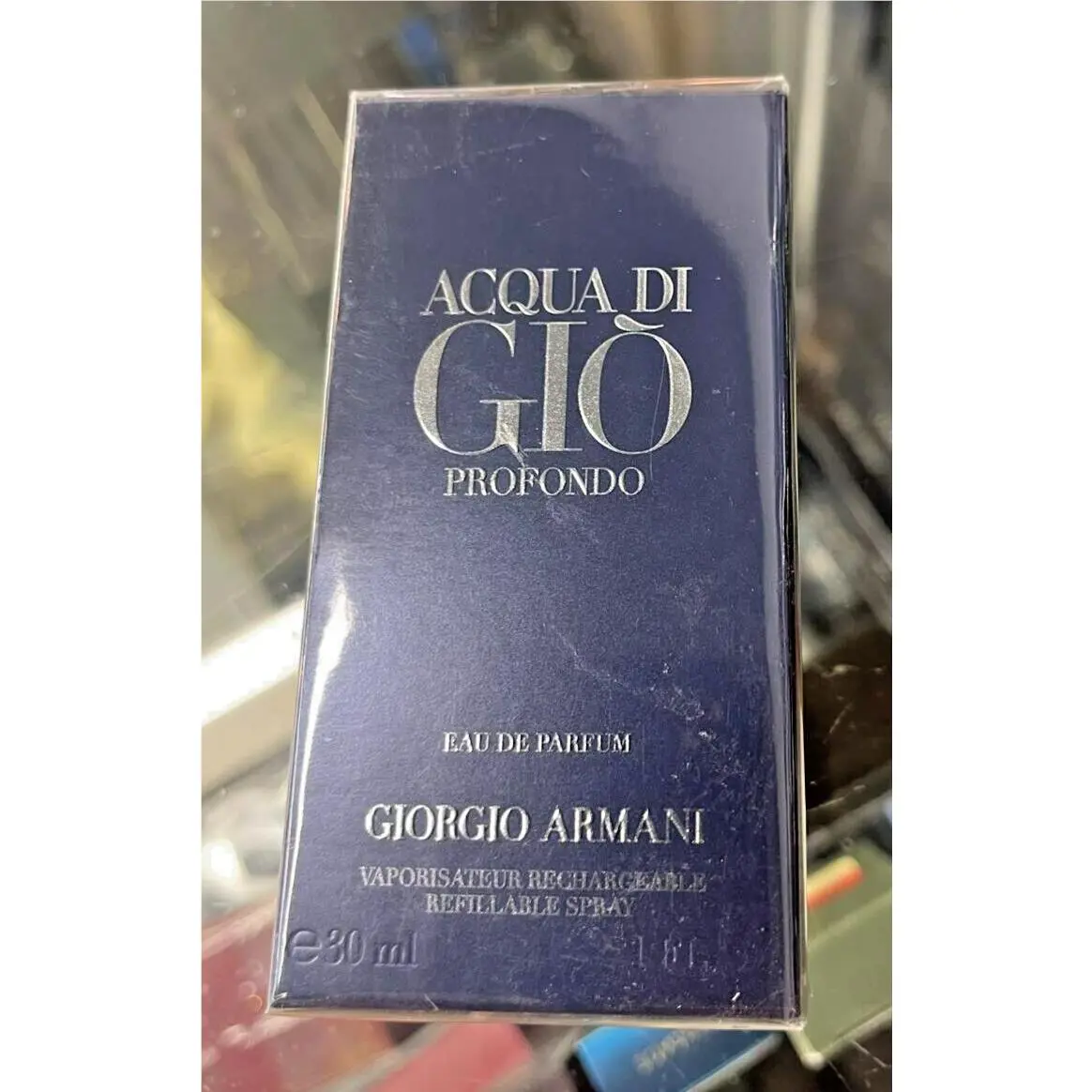 Acqua Di Gio Profondo by Giorgio Armani 1 oz 30 ml Edp Spray Men Box