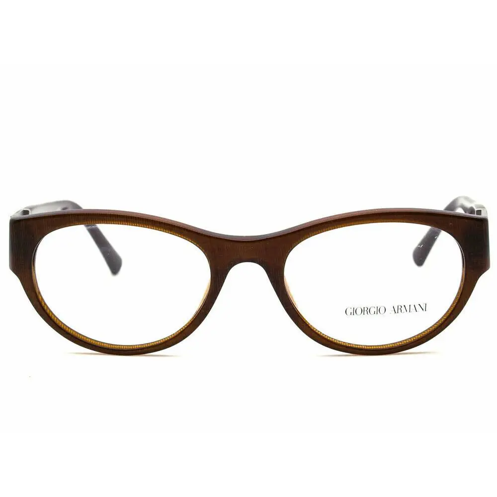 AR 7022-H 5155 Brown Gauze Eyeglasses Frame 52-19-140 Cat Eye by Giorgio Armani