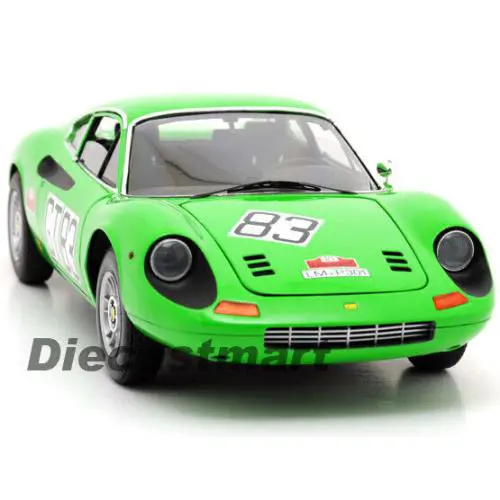 HW Elite 1:18 Ferrari Dino 246 GT Nurburging 1000KM 83 T6260 Diecast Model Car