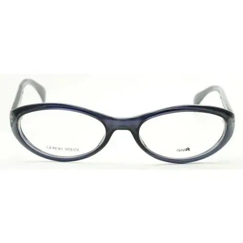 Giorgio Armani GA870 O46 Gray Oval Plastic Eyeglasses Frame 53-18-135