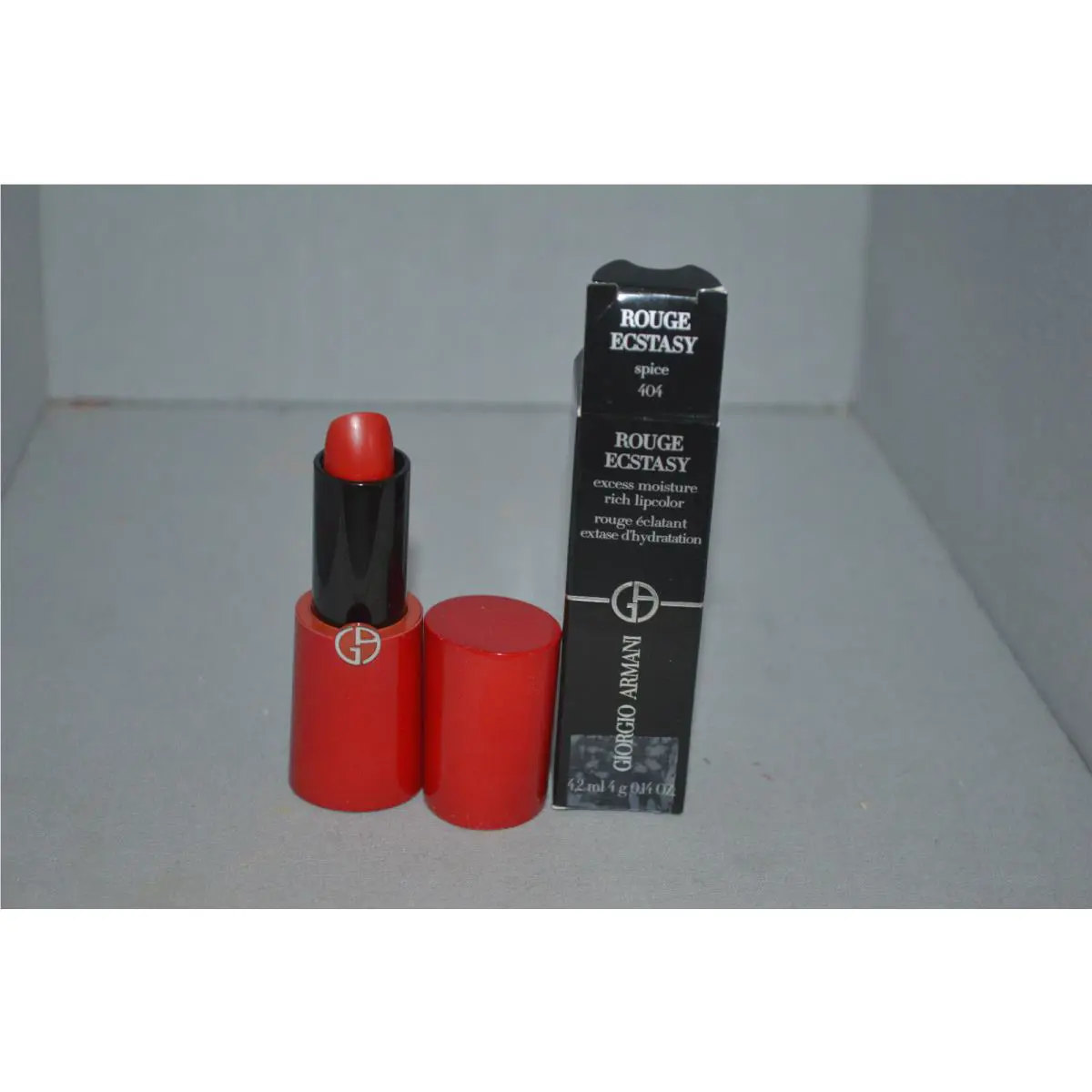 Giorgio Armani Rouge Ecstasy 404 Spice .14oz Boxed