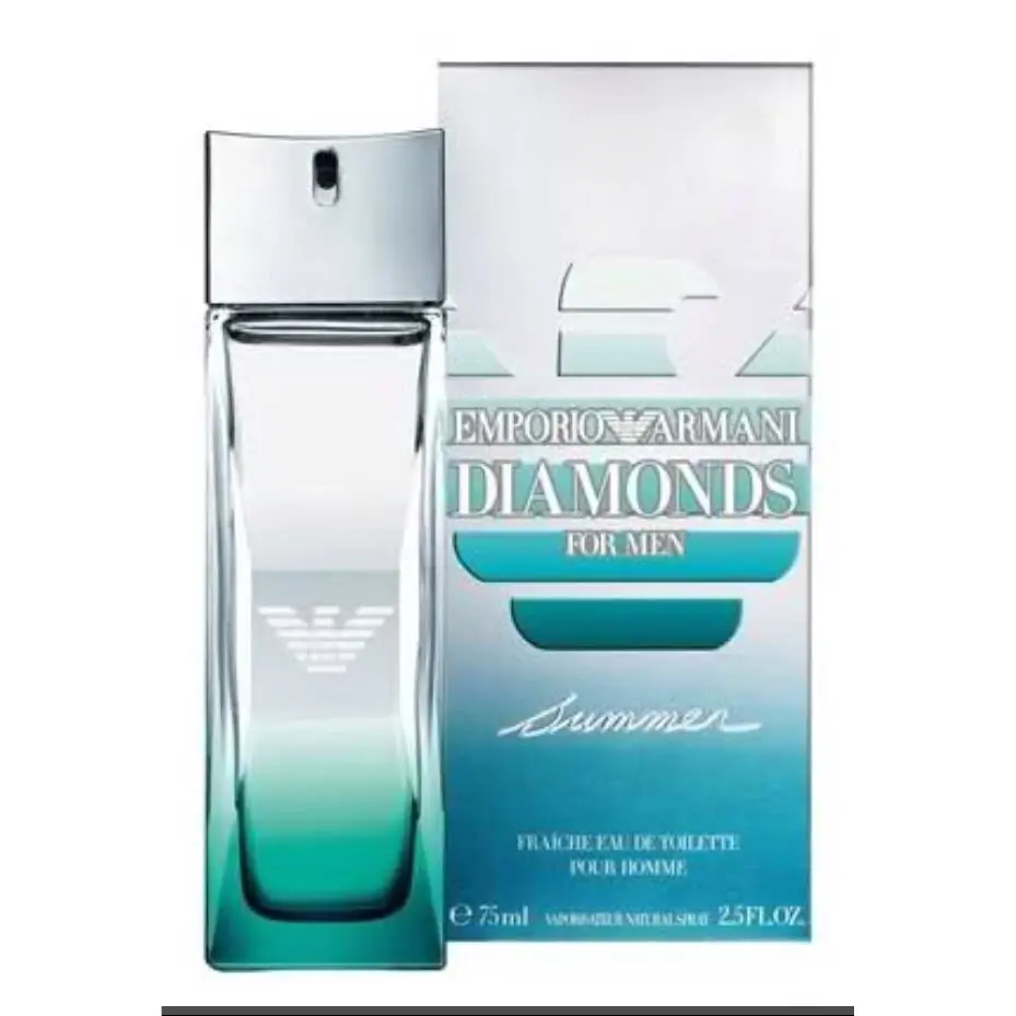 Emporio Armani Diamonds Summer by Giorgio Armani For Men 2.5 oz Edt Spray