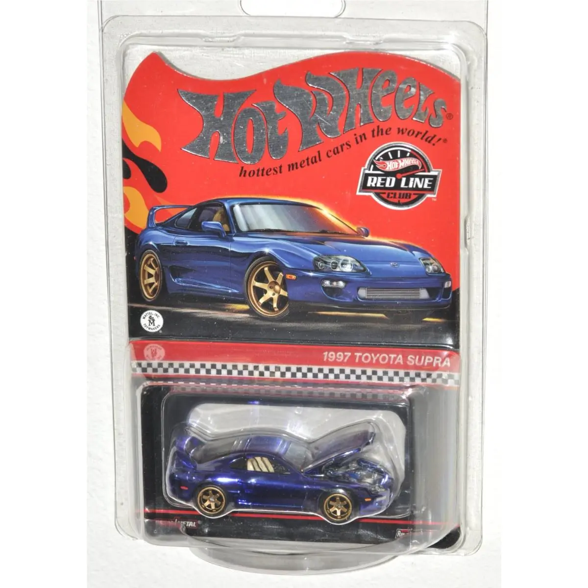 Hot Wheels 1997 Toyota Supra Blue Red Line Club Rlc Exclusive 2024