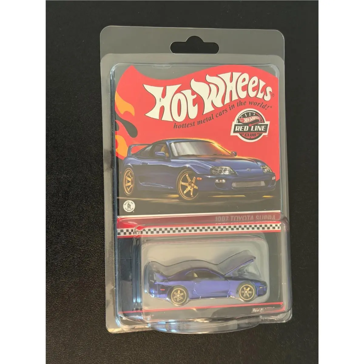 Hot Wheels - 1997 Toyota Supra Blue - Red Line Club Rlc Exclusive 2024