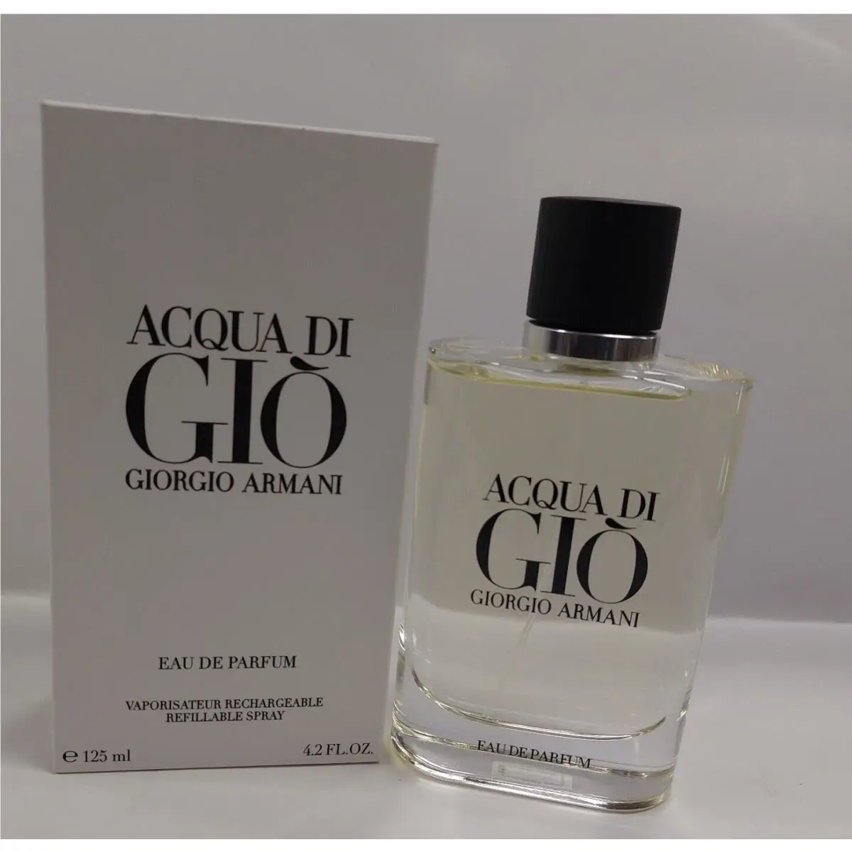 Acqua Di Gio by Giorgio Armani Eau De Parfum Refillable Spray 4.2 oz For Men