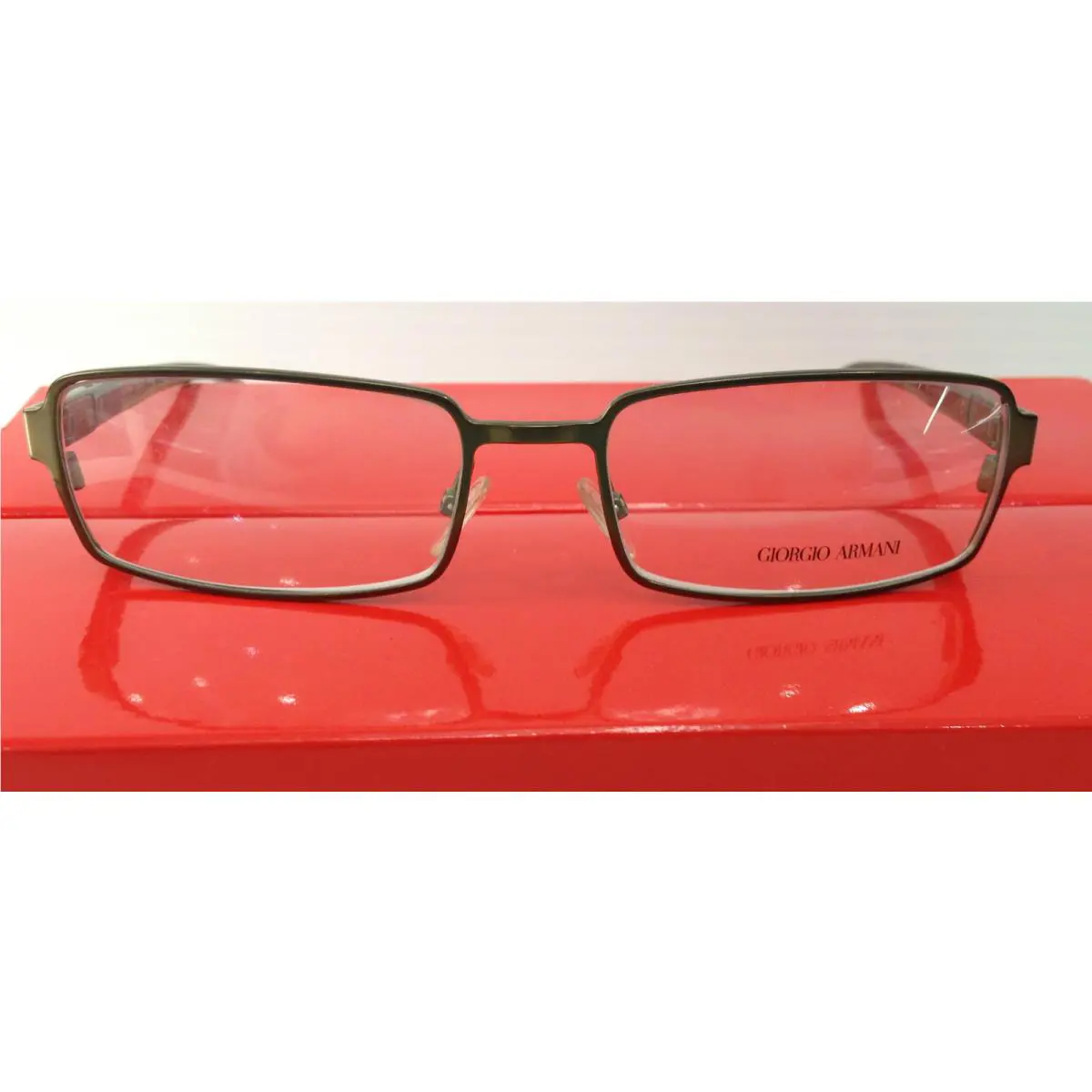 Giorgio Armani GA533 Ppe Green Metal Eyeglasses Frame 53-17-140